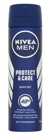 Nivea deo sprej150ml Protect Care men - Kosmetika Pro muže Péče o tělo Deodoranty